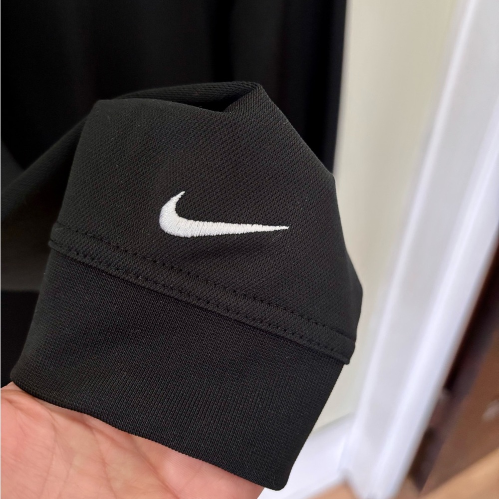 Nike Men's Black Long Sleeve Golf Dry-fit Polo - Picture 2 of 8